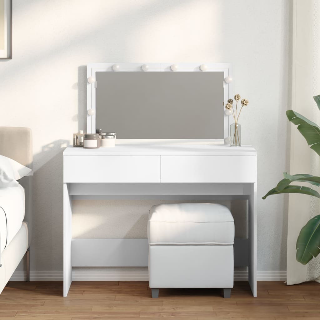 Dressing Table With Led 100X40X120 Cm